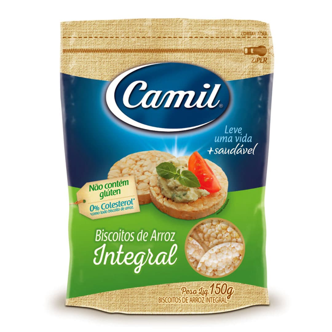 Biscoito de Arroz Camil