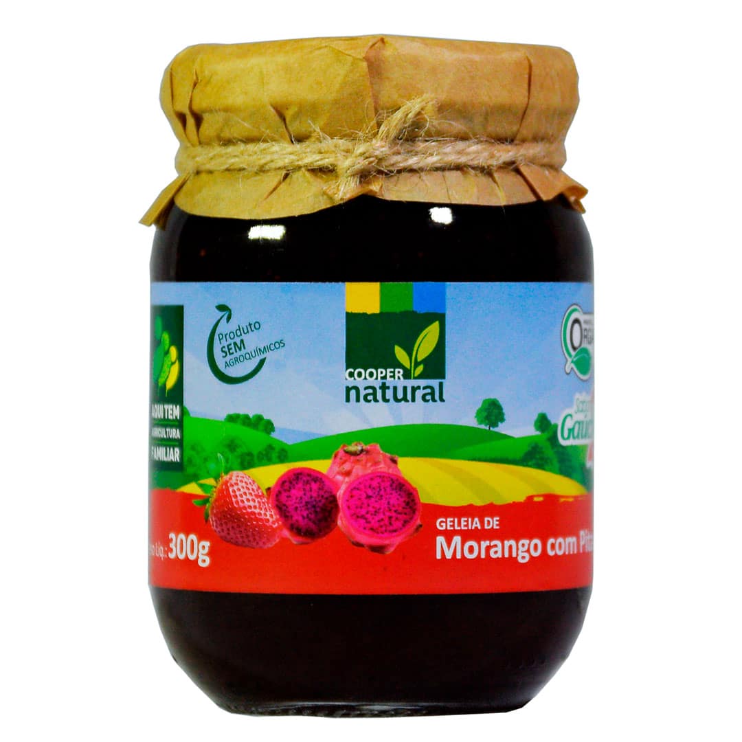 Geleia de Pitaya Com Morango