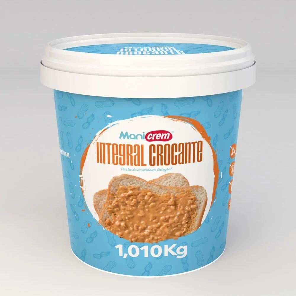 Pasta de Amendoim Integral Crocante