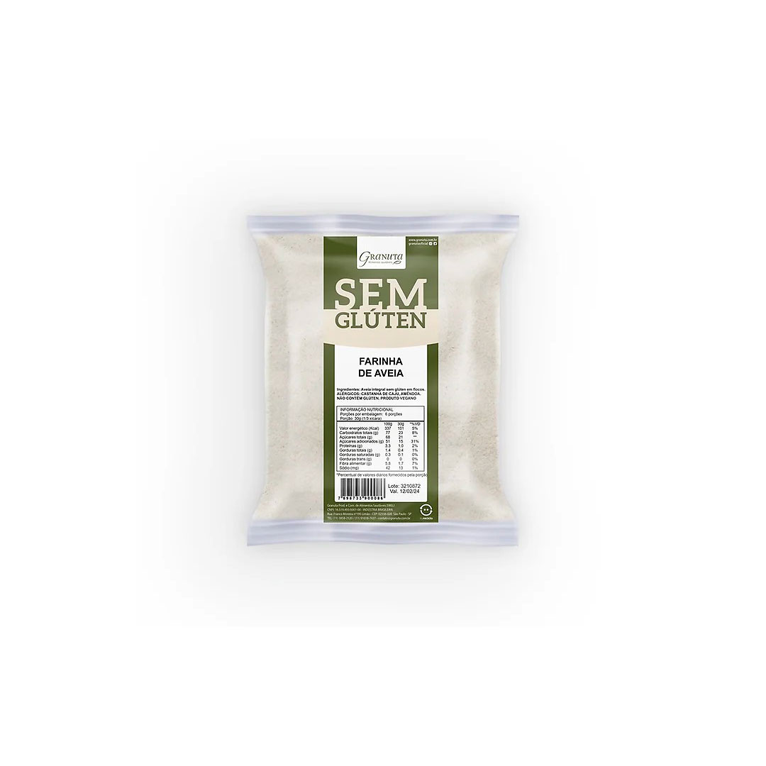 Farinha de Aveia sem Glúten