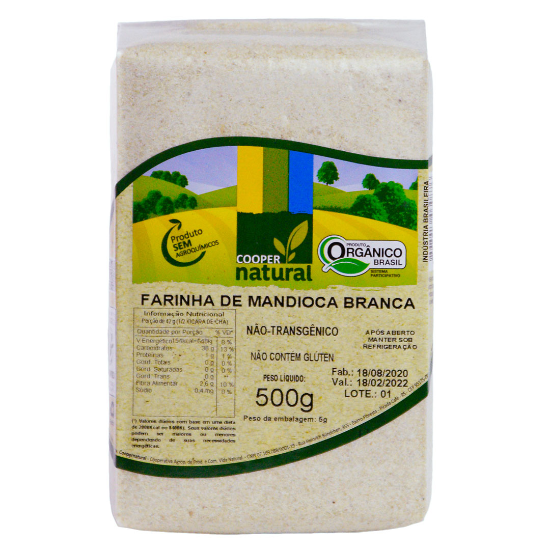 Farinha de Mandioca Branca