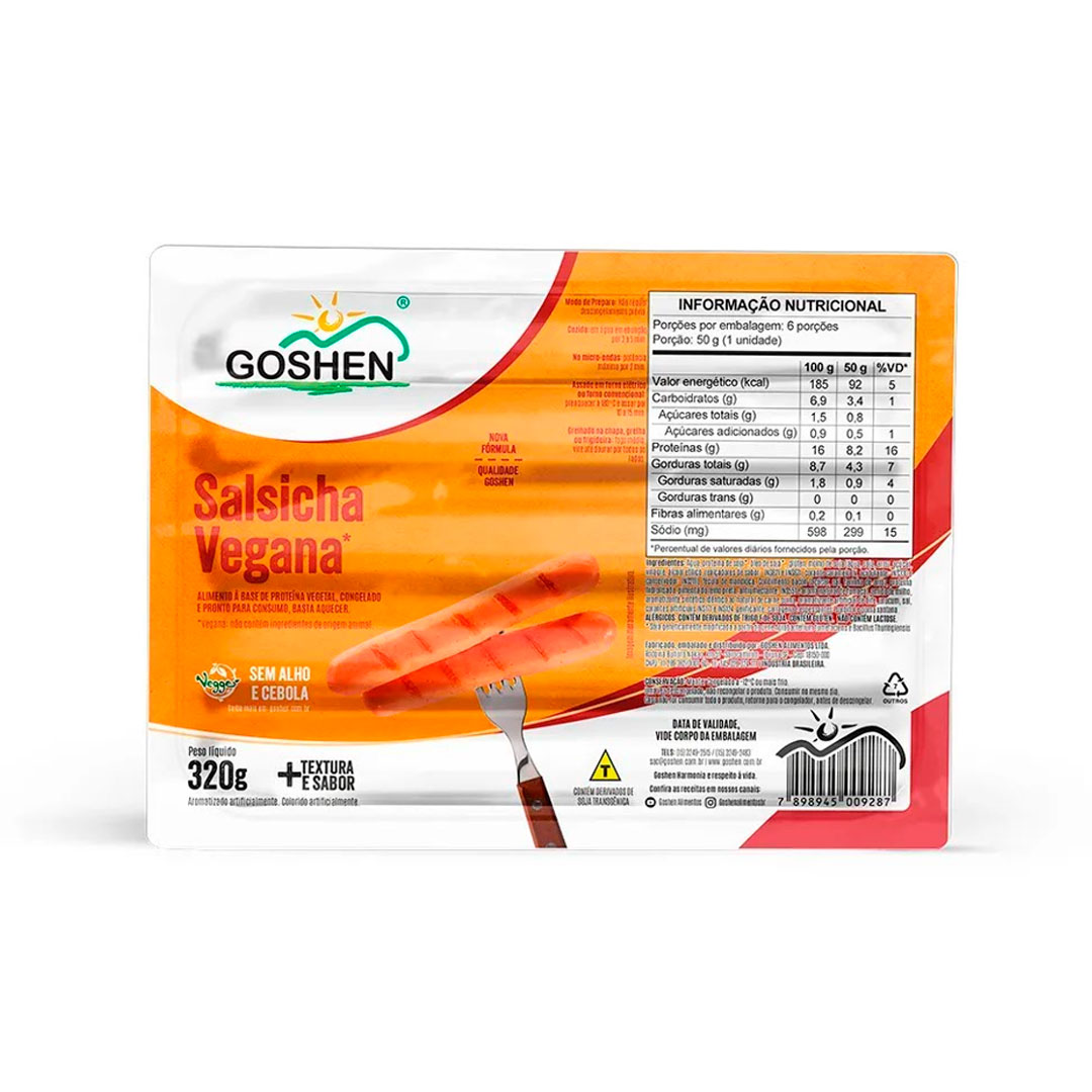 Salsicha de Soja 320g