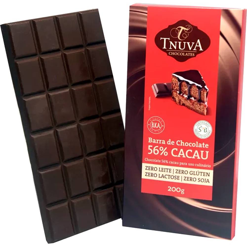 Chocolate Vegano Tnuva 56% 200g