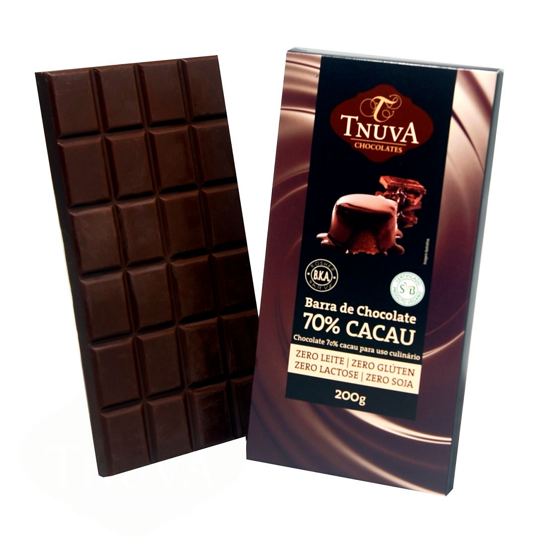 Chocolate Vegano Tnuva 70% 200g
